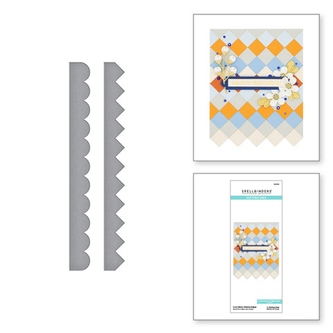 Spellbinders stanssisetti Color Block Slimline Edges