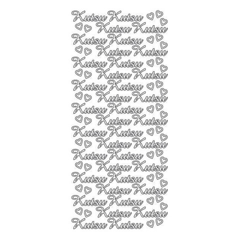 Ääriviivatarra, Kutsu, musta