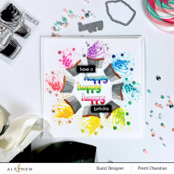 Altenew Mini Delight:  Cupcake -leimasin- ja stanssisetti