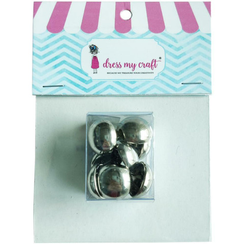 Dress My Craft haaraniitit, kromi, 15 mm