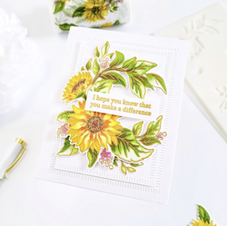 Pinkfresh Studio leimasinsetti Sunflowers