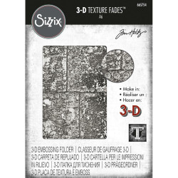 Sizzix 3-D Texture Fades kohokuviointikansio Industrious