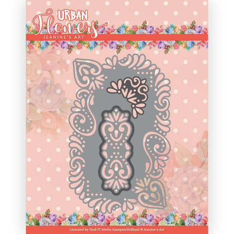 Jeanines Art Urban Flowers stanssi Urban Rectangle