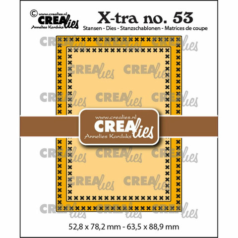 Crealies ATC with Cross Stitch -stanssisetti