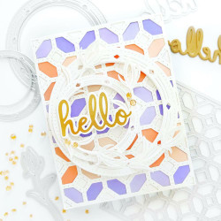 Pinkfresh Studio stanssi Dotted Lattice