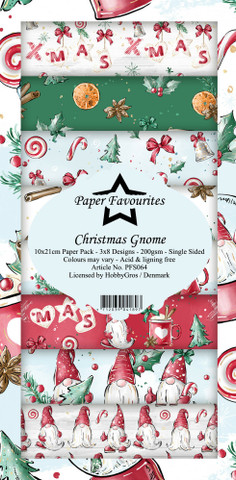 Paper Favourites Christmas Gnome -paperipakkaus, Slim Line