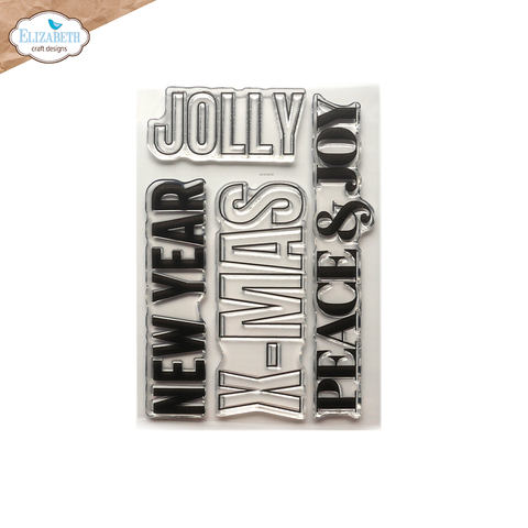 Elizabeth Craft Designs leimasin Peace & Joy