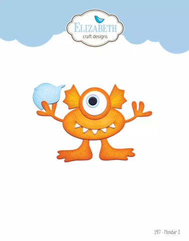 Elizabeth Craft Designs stanssi Monster 3