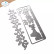 Elizabeth Craft Designs stanssi Planner Essentials 53, Half Tab Page with Christmas Lights