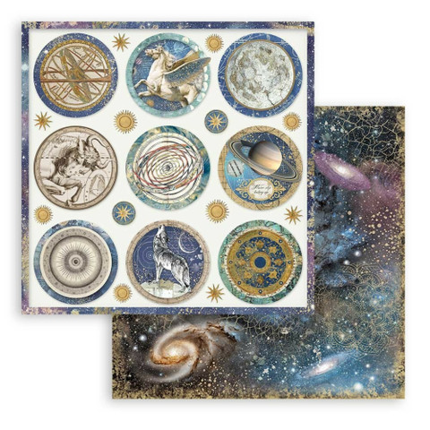 Stamperia Cosmos Infinity skräppipaperi Rounds