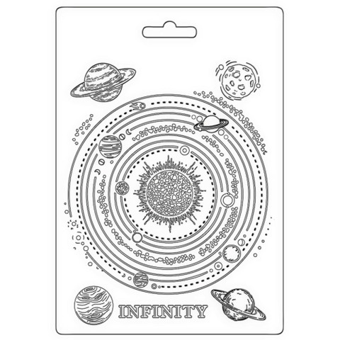 Stamperia Soft Mould -muotti Cosmos Infinity, A5