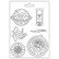 Stamperia Maxi Mould -muotti Cosmos Infinity, Compass, A4