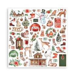 Stamperia paperipakkaus Romantic, Home for the Holidays, 12