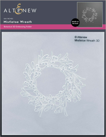 Altenew 3D kohokuviointikansio Mistletoe Wreath
