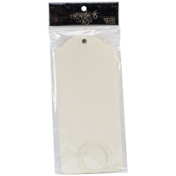 Graphic 45 Large Tag Album -setti, ivory