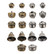 Tim Holtz Idea-Ology Tiny Metal Bells -koristeet