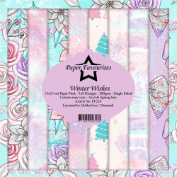 Paper Favourites Winter Wishes -paperipakkaus, 15 x 15 cm