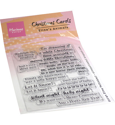 Marianne Design leimasin Christmas Carols