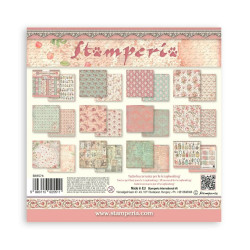 Stamperia paperipakkaus Rose Parfum Backgrounds, 8