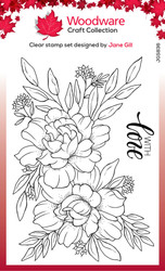 Woodware leimasin Roses With Love