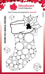 Woodware leimasin Big Bubble Stocking