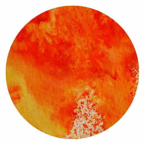 Brusho Crystal Colour -akvarellijauhe, sävy Gamboge