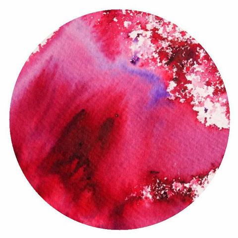 Brusho Crystal Colour -akvarellijauhe, sävy Crimson