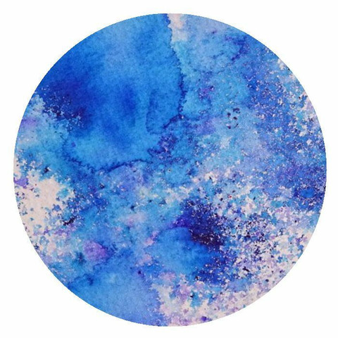 Brusho Crystal Colour -akvarellijauhe, sävy Cobalt Blue