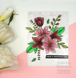 Creative Expressions Blooming Marvelous -leimasin