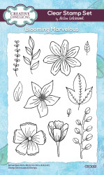 Creative Expressions Blooming Marvelous -leimasin