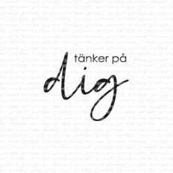 Gummiapan leimasin Tänker på dig