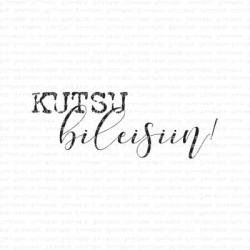 Gummiapan leimasin Kutsu bileisiin!