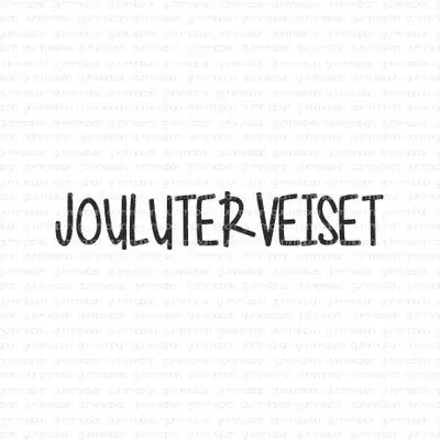 Gummiapan leimasin Jouluterveiset