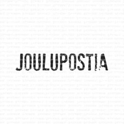 Gummiapan leimasin Joulupostia