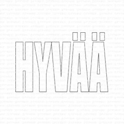 Gummiapan leimasin Hyvää