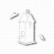 Gummiapan stanssi Large Birdhouse with birds