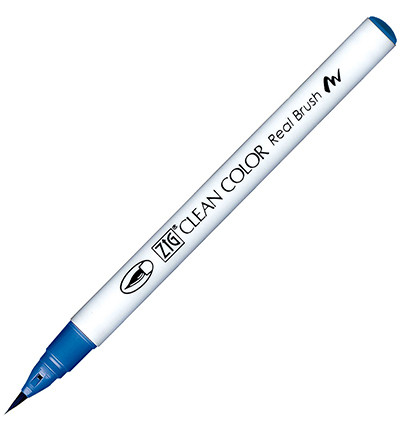 ZIG Clean Colors Real Brush -kynä, sävy true blue