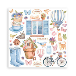 Stamperia paperipakkaus Create Happiness, Welcome Home, 8