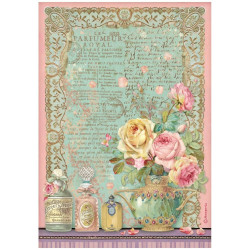 Stamperia riisipaperi Rose Parfum, Parfumeur Royal