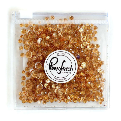 Pinkfresh Glitter Drops -koristeet, Gold