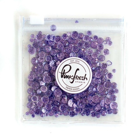 Pinkfresh Glitter Drops -koristeet, Amethyst