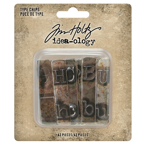 Tim Holtz Idea-Ology Type Chips -kuviot
