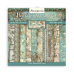 Stamperia paperipakkaus Magic Forest Maxi Background, 12