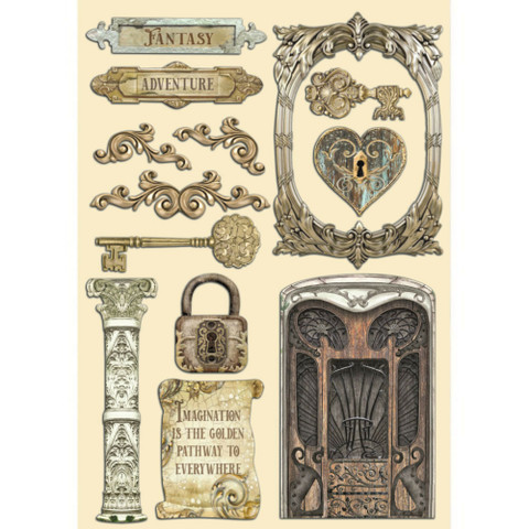 Stamperia Wooden Shapes -puukuviot Magic Forest