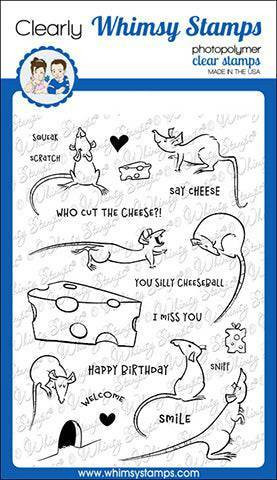 Whimsy Stamps Say Cheese -leimasin