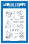 Whimsy Stamps Lady Bugs -leimasin