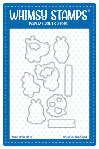 Whimsy Stamps Lady Bugs -stanssi