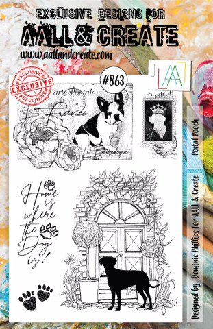 Aall & Create leimasin Postal Pooch 