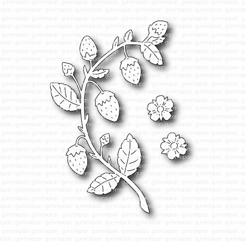 Gummiapan stanssi Strawberry Plant