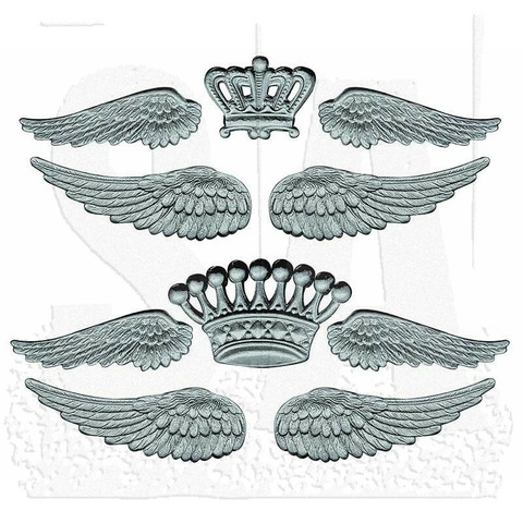 Tim Holtz Idea-Ology Metal Adornments -koristeet, Regal